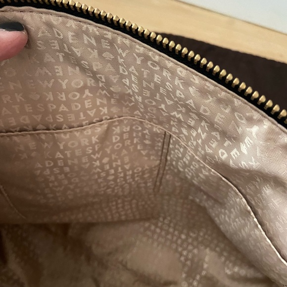 Kate Spade authentic black 100% cow leather tote - Picture 4 of 6